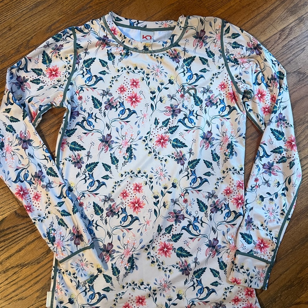 Kari Traa Fryd Baselayer Long Sleeve Shirt   Small Floral